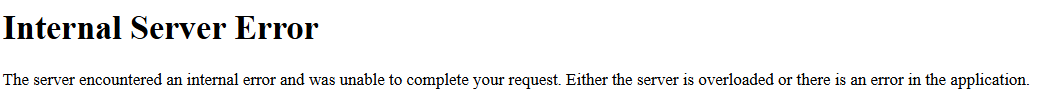 error
